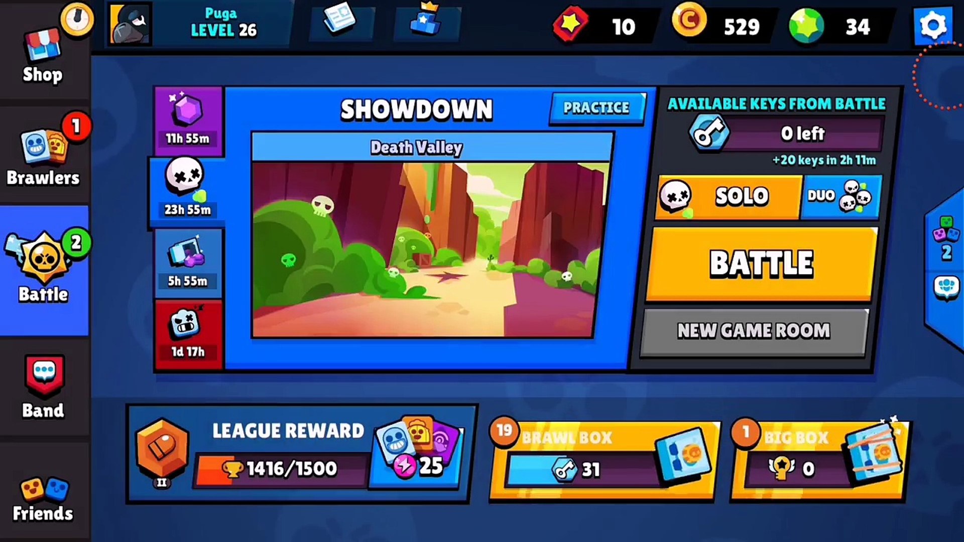 ⁣Abriendo cajas en Brawl stars