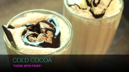 COLD COCOA *COOK WITH FAIZA*