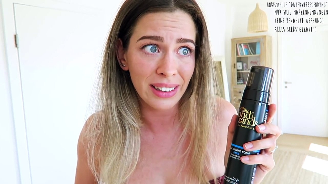 WTF!  MEINE HAUT BRAUN FÄRBEN MIT DUNKELSTER FARBE! SELBSTBRÄUNER RICHTIG AUFTRAGEN!