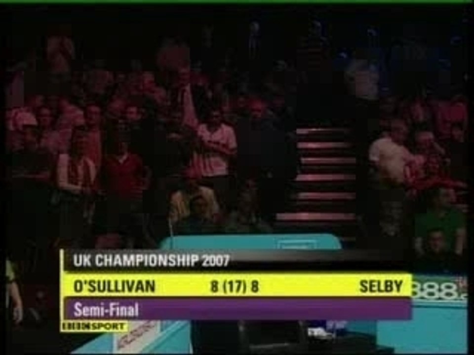Ronnie o'sullivan 147 uk championship 2007