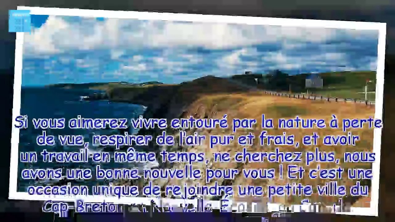 Cette petite ville canadienne donnera un terrain et du travail à ceux qui veulent s’y installer