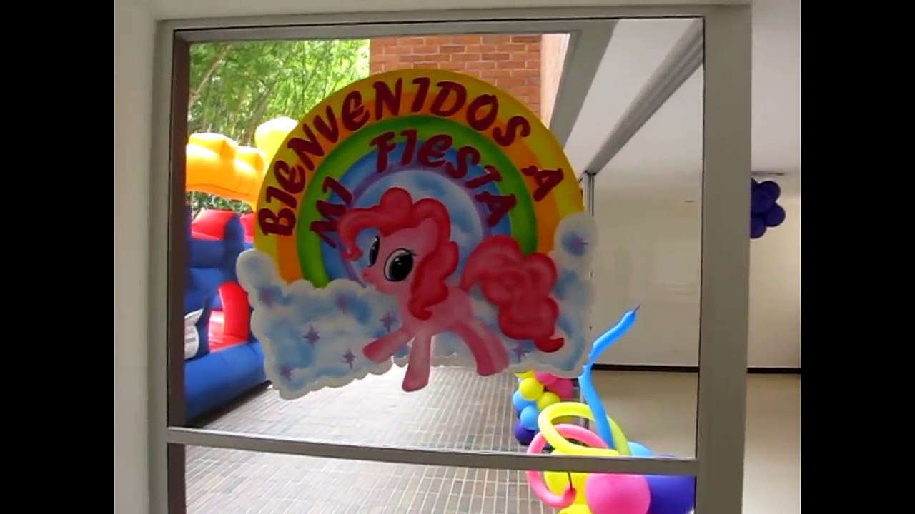 Thematic party decoration by My little pony