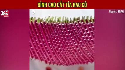 Đỉnh cao cắt tỉa rau củ