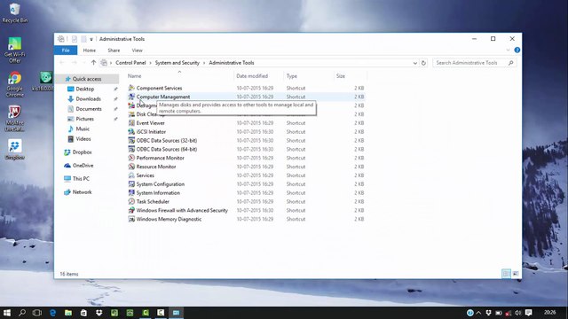 How to create hard disk partition on windows 10