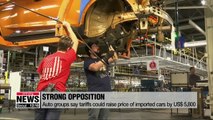 Auto groups, foreign governments express opposition to Trump's proposed auto tariffs