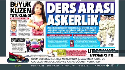 "Ders arası askerlik" #GününManşeti Hürriyet