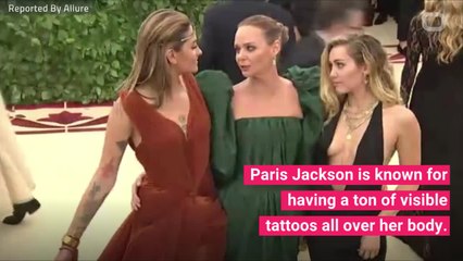 Paris Jackson Is Caught Covering Up Tattoos For Photo Shoot