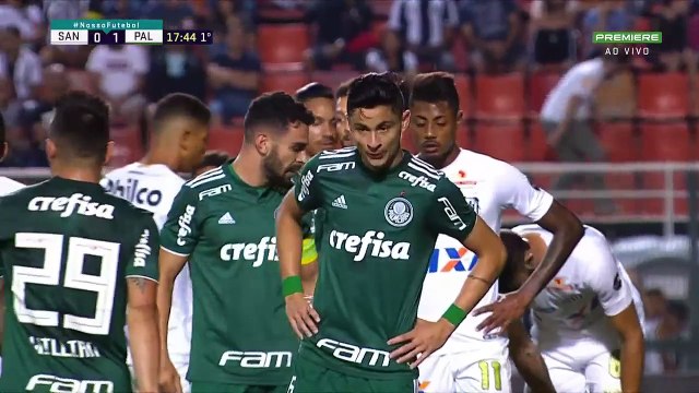 Santos x Palmeiras (Campeonato Brasileiro 2018 13ª rodada) 1º Tempo