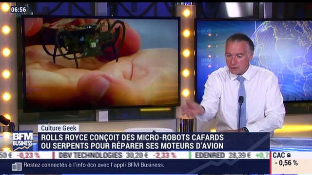 Frédéric Simottel: Rolls-Royce conçoit des micro-robots pour réparer ses moteurs d'avions - 20/07