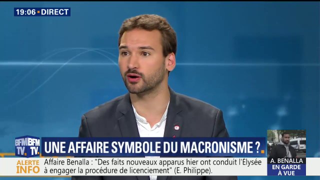 L'objectif n'est pas Benalla, mais bien quelle est la chaîne de responsabilités qui fait qu'on en arrive à ce genre d’événements explique Ugo Bernalicis (LFI)