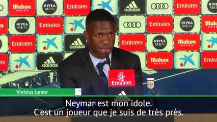 Real Madrid - Vinicius Jr: "Neymar est mon idole"