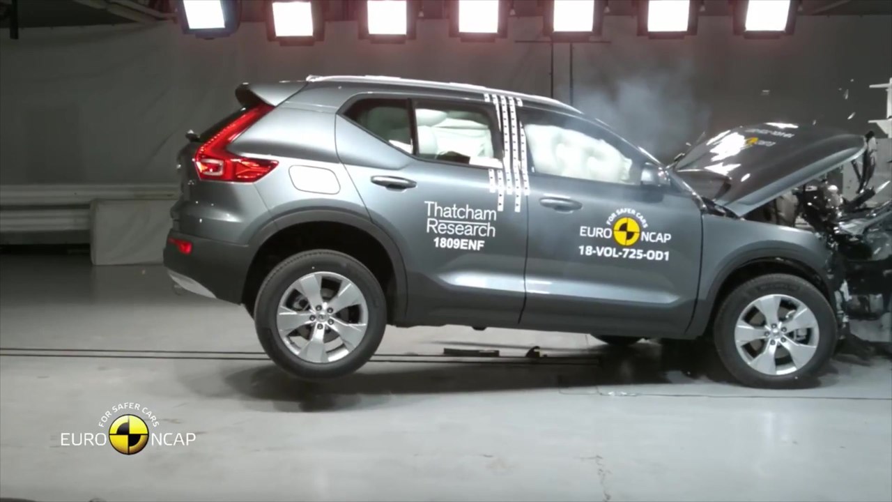 European Car of the Year Volvo XC40 receives five star rating in Euro NCAP assessment