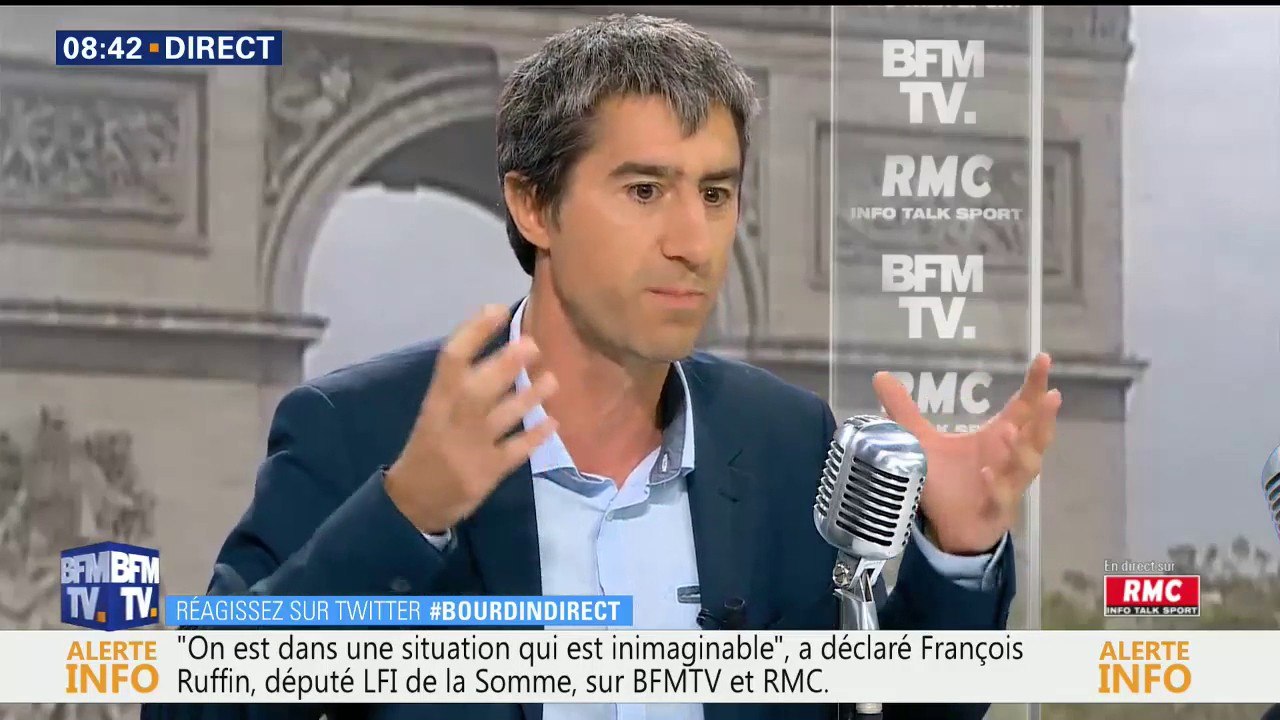 Affaire Benalla: Macron "se sent tout puissant, il laisse son entourage faire plus ou moins tout ce qu'il veut", lance François Ruffin
