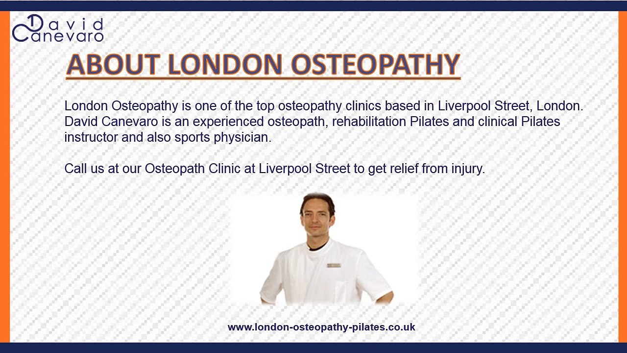 Best Osteopathic Clinic in Liverpool Street - London Osteopathy