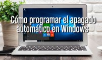 Cómo programar el apagado automático en Windows