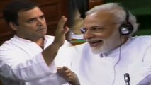 No-confidence debate: PM Modi laughs as Rahul Gandhi attacks him