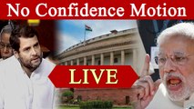 Parliament No Confidence Motion Debate : PM Modi and Rahul Gandhi Face Off