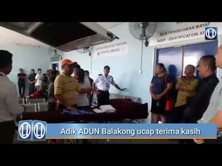 Adik ADUN Balakong ucap terima kasih