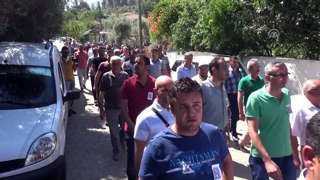 Yatağan Termik Santrali'nin kömür bandının çökmesi - Hayatını kaybeden işçinin cenazesi toprağa verildi - MUĞLA