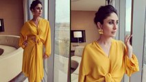 Kareena Kapoor looks bright as a Sun in her Yellow Skirt & Blouse Look | FilmiBeat