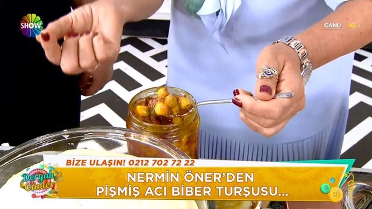 Pişmiş Acı Biber Turşusu tarifi!