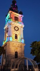 Mons: retour de l'éclairage au Beffroi