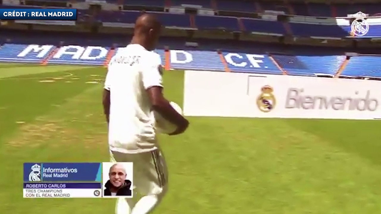 La série de jongles réussie de Vinicius Junior lors de sa présentation