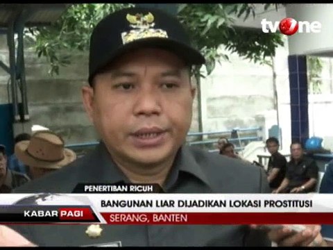 Pembongkaran Bangunan Liar di Cilegon Berlangsung Ricuh