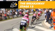 The first breakaway of this Tour without any French rider in it - Étape 13 / Stage 13 - Tour de France 2018