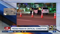 Pedestrian in critical condition after crash near Loop 202 and Scottsdale Road