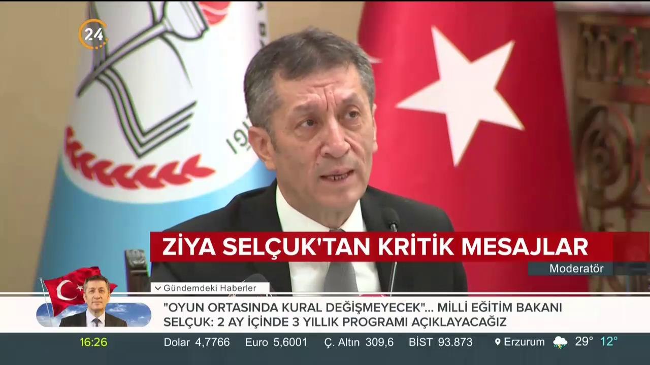 Ziya Selçuk'tan kritik mesaj
