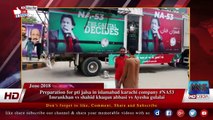 Preparation for pti jalsa in islamabad karachi company #NA53 Imrankhan vs shahid khaqan abbasi vs Ayesha gulalai