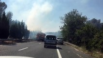 Aubagne : des ralentissements sur l'A50 après un départ de feu
