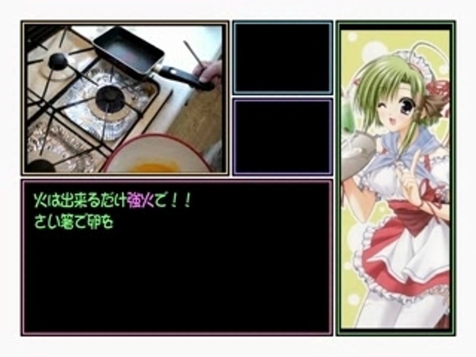 In the kitchen with Shuffle!'s characters