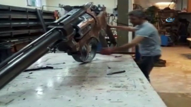 Rizeli bunu da yaptı... Rizeli bir usta devasal 6 patlar yaptı