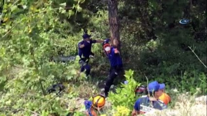 Kayıp genç adamın motoruyla uçuruma yuvarlandığı ortaya çıktı