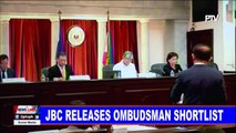 JBC releases Ombudsman shortlist