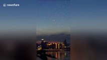 Chinese citizens film UFOs over Chongqing City