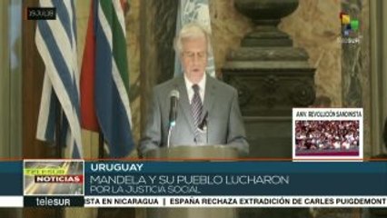 Uruguay se suma a actos por los 100 años del natalicio de Mandela