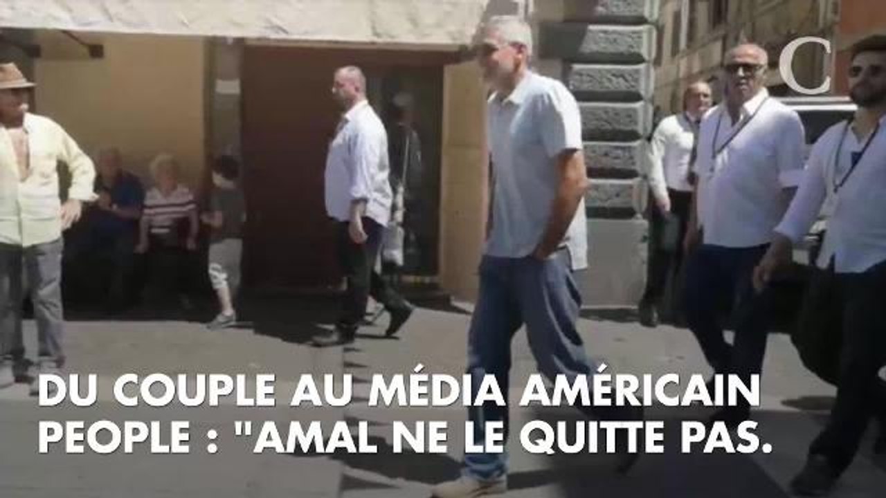 PHOTOS. George Clooney : dix jours après son accident de scooter, l'acteur va mieux