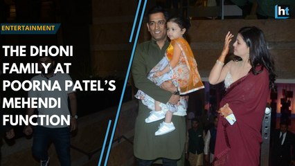 Watch: Varun Dhawan with Braun Strowman to Sakshi Dhoni at Poorna Patel’s mehendi