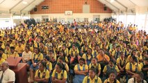 #InCaseYouMissedIt: The #AriRoland #JazzQuartet performing to more than 400 students at Apia's #PesegaCollege last week.  Providing a much needed jazz-inspired