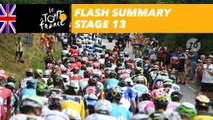 Flash Summary - Stage 13 - Tour de France 2018