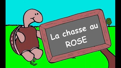 13. J'apprends les couleurs  la chasse au rose