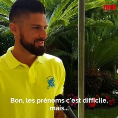 Le champion du monde Olivier Giroud a rendu visite aux enfants hospitalisés à Monaco