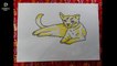 How to draw a cat step by step with pastel colour ( 127)