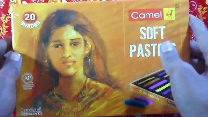 Camel soft pastels unboxing in Hindi ( 128 )