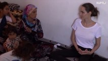Angelina Jolie visita Campo de refugiados sírios