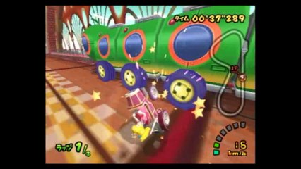 マリオカートダブルダッシュ　女トリオの転倒&引きずられ部-BjAas5dzz3E