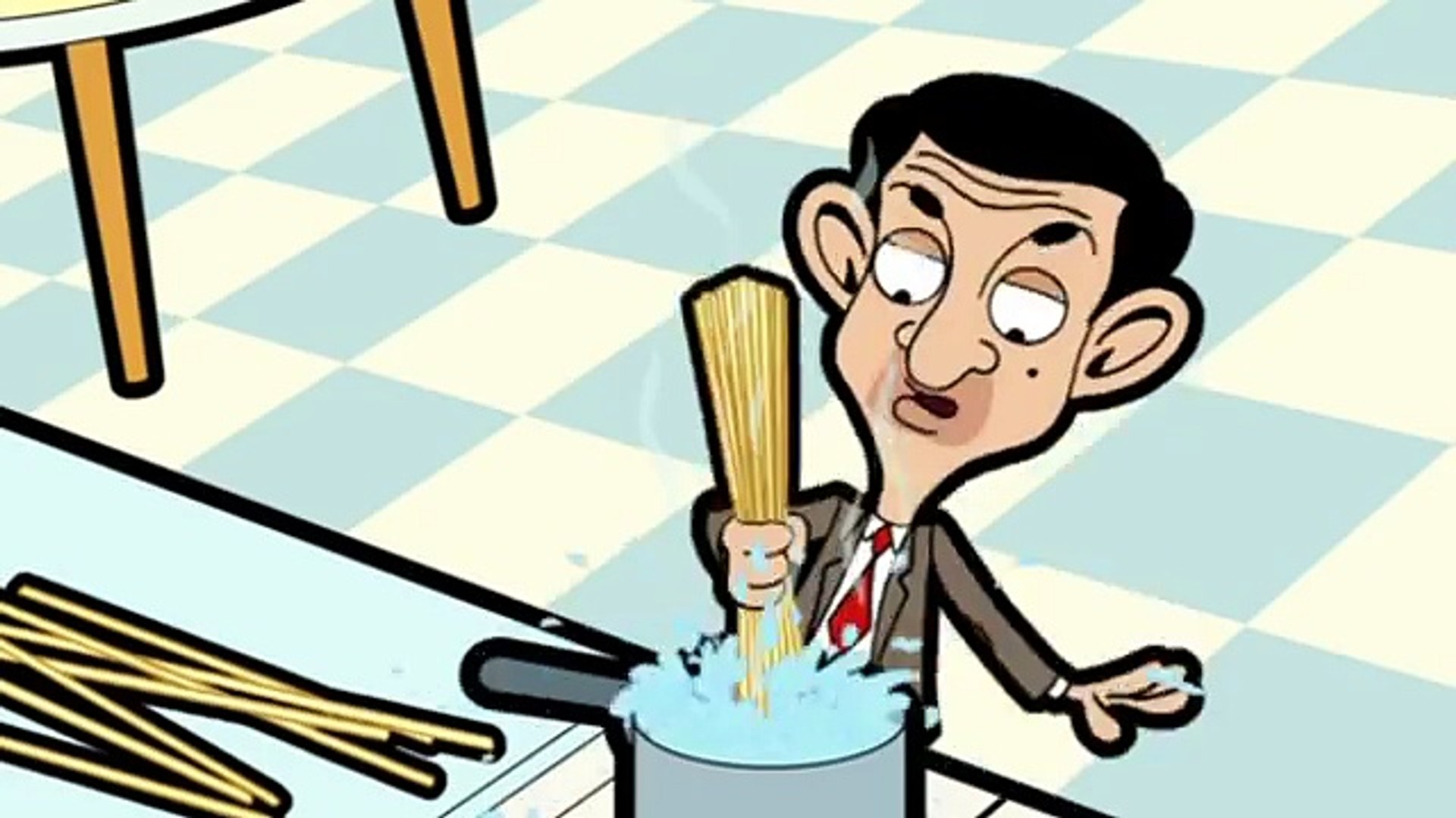 Cooking Spaghetti Mr. Bean Official Cartoon - video Dailymotion
